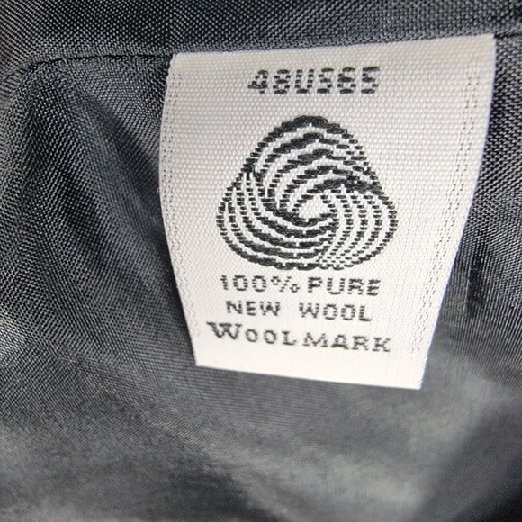 Vintage Pendleton Red Green Plaid 100% Wool Blazer No Size Tag - Picture 7 of 7